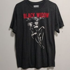 Marvel Black Widow shirt size L